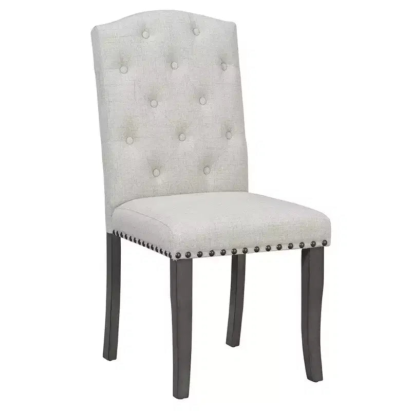 6-Piece Farmhouse Dining Table Set with 4 Upholstered Chairs and Bench for Dining Room