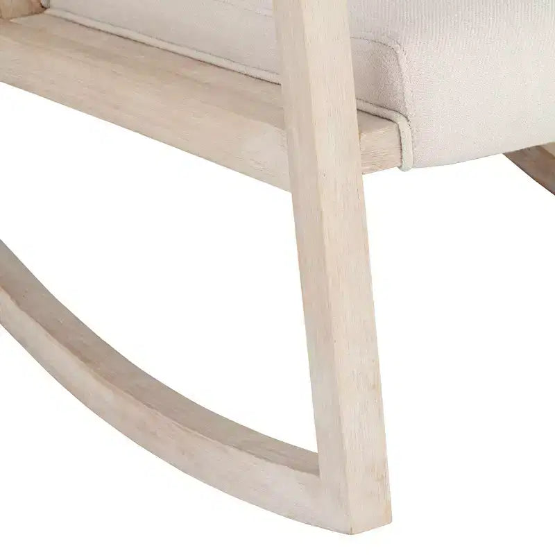 Modern Upholstered Rocking Chair