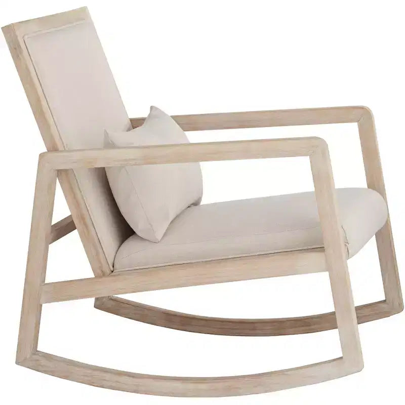 Modern Upholstered Rocking Chair