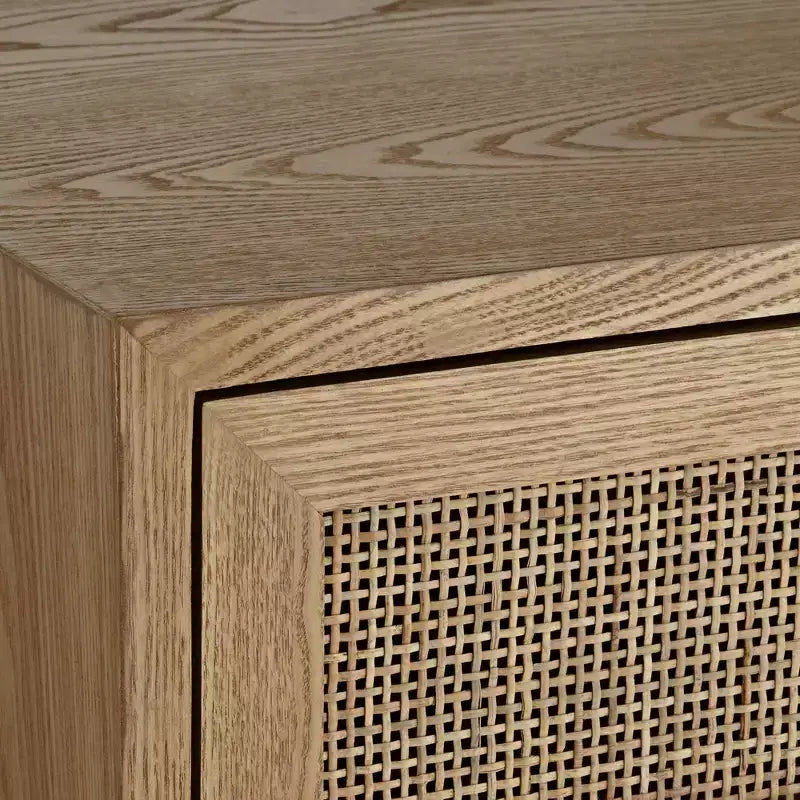 Delano 21 3/4 Wide Natural Wood 2-Drawer Cabinet