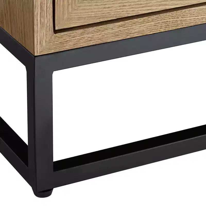 Delano 21 3/4 Wide Natural Wood 2-Drawer Cabinet