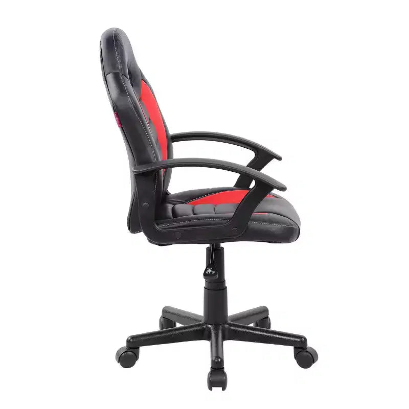 Kid's Ergonomics Gaming Chair 360 Swivel Chair with Wheels,Black/Red Computer Chair for Office&Home,Versatile Leisure Chair,Black/Red