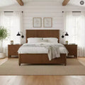 Christopher Knight Home Renata Modern Wooden Bed Frame with Headboard and Footboard