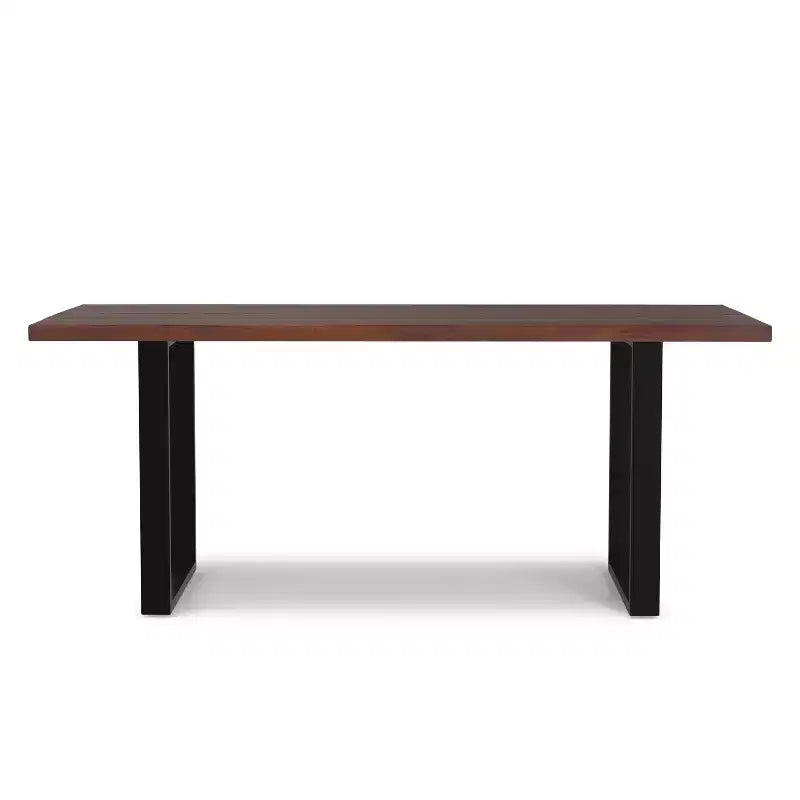 72 inch x 36 inch Rectangle Modern Industrial Dining Table