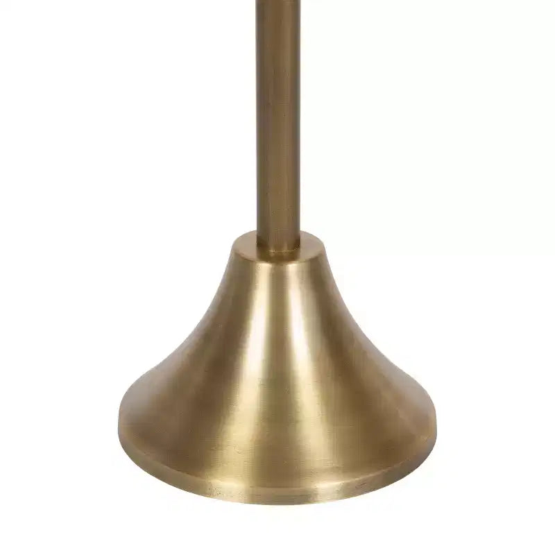 Adjustable Metal Drink Table, 11x11x30, Gold